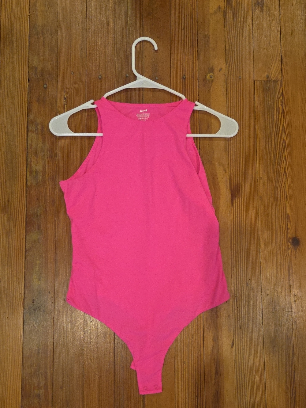 Skims Pink One-Piece Bodysuit